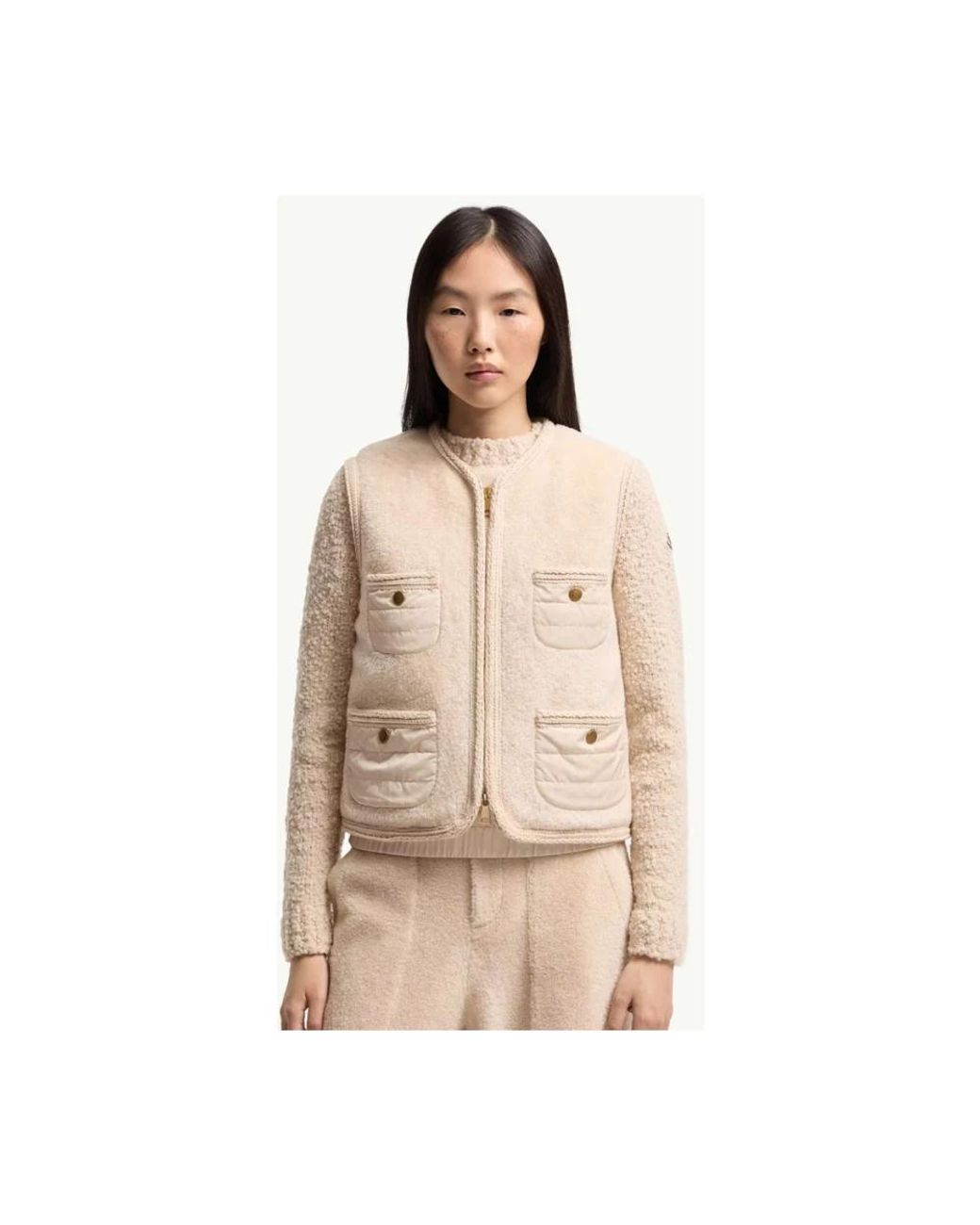 Vests di Moncler in Natural