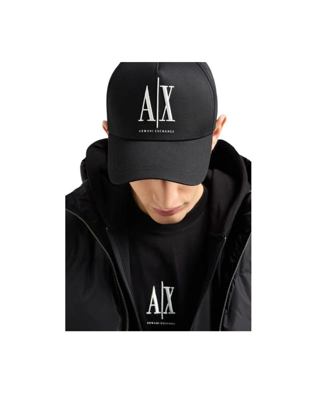 Caps di ARMANI EXCHANGE in Black da Uomo