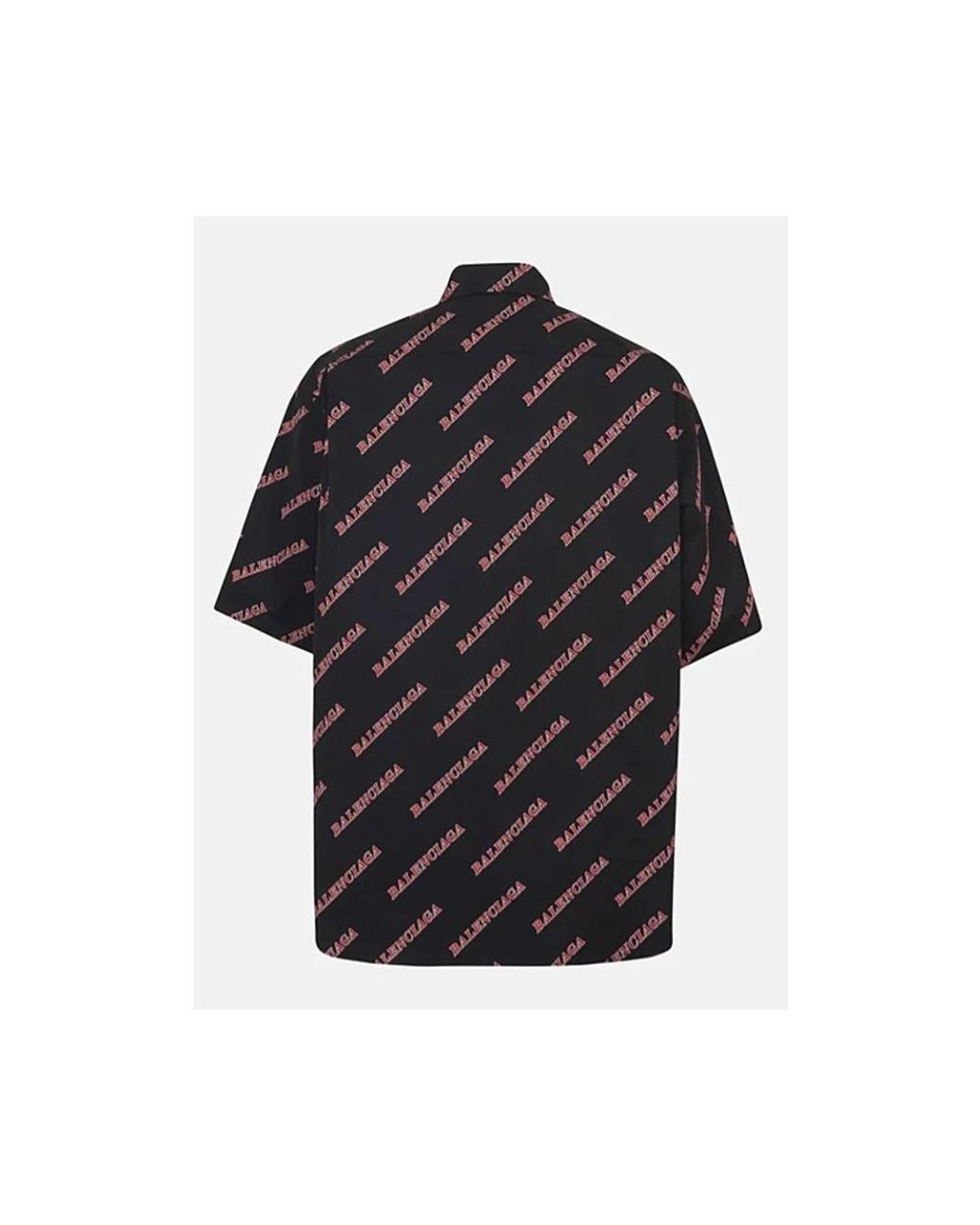 Balenciaga Black Short Sleeve Shirts for men