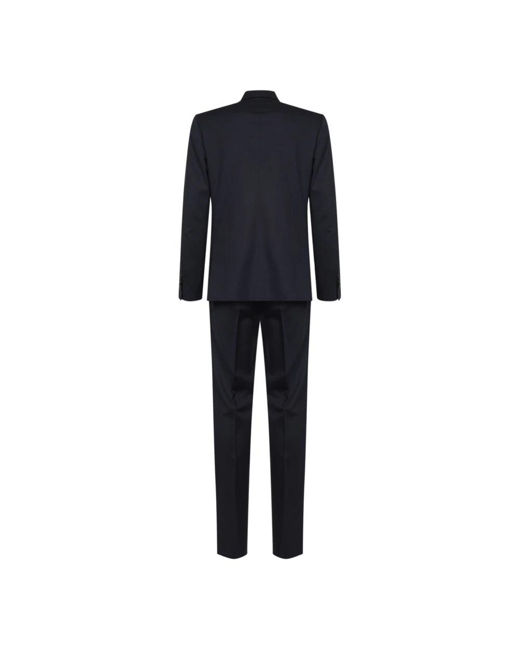 Lardini Black Double Breasted Suits for men