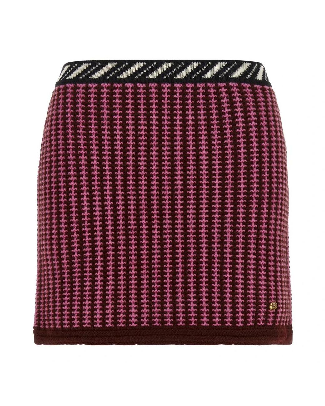 Versace Red Short Skirts
