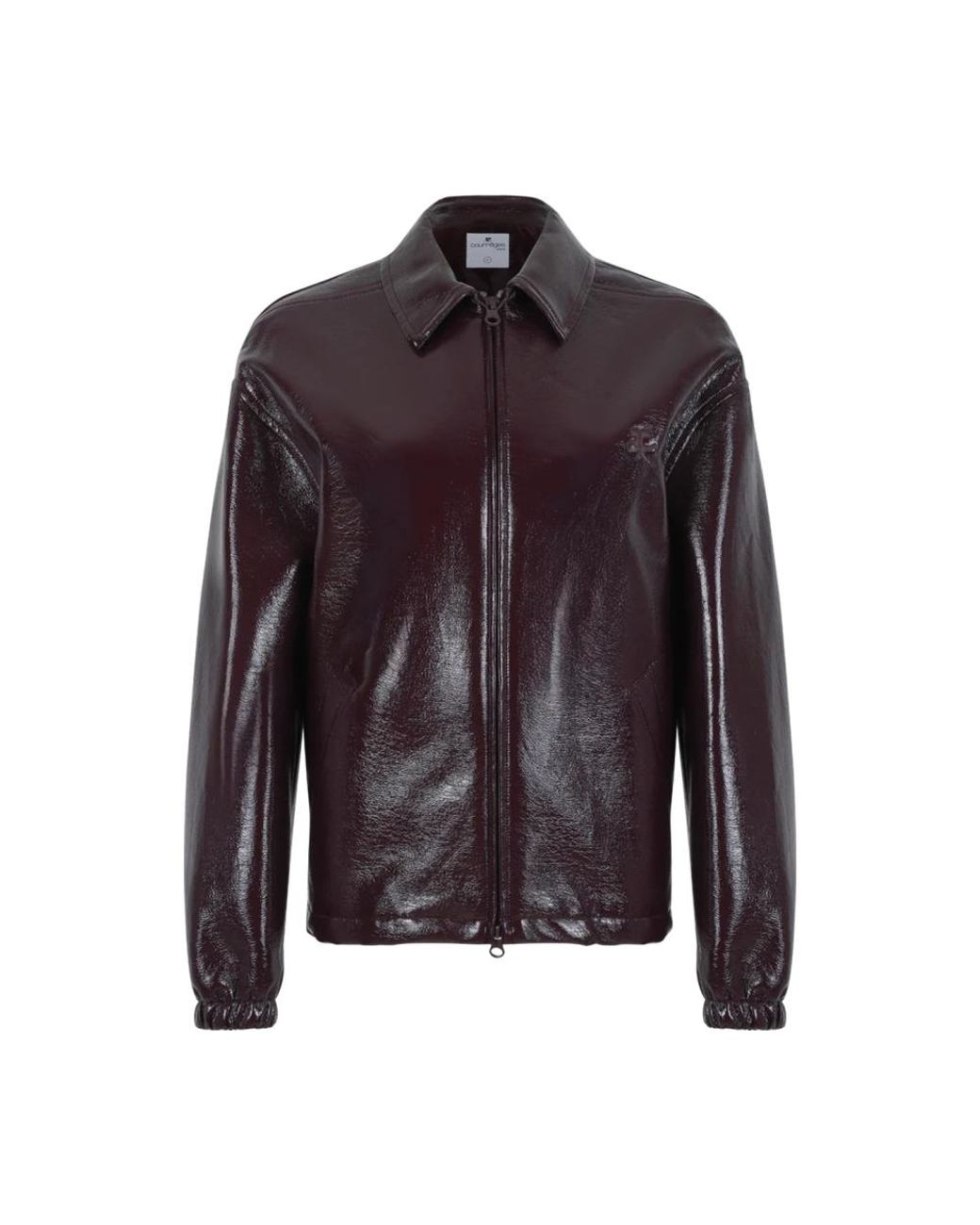 Courreges Brown Leather Jackets
