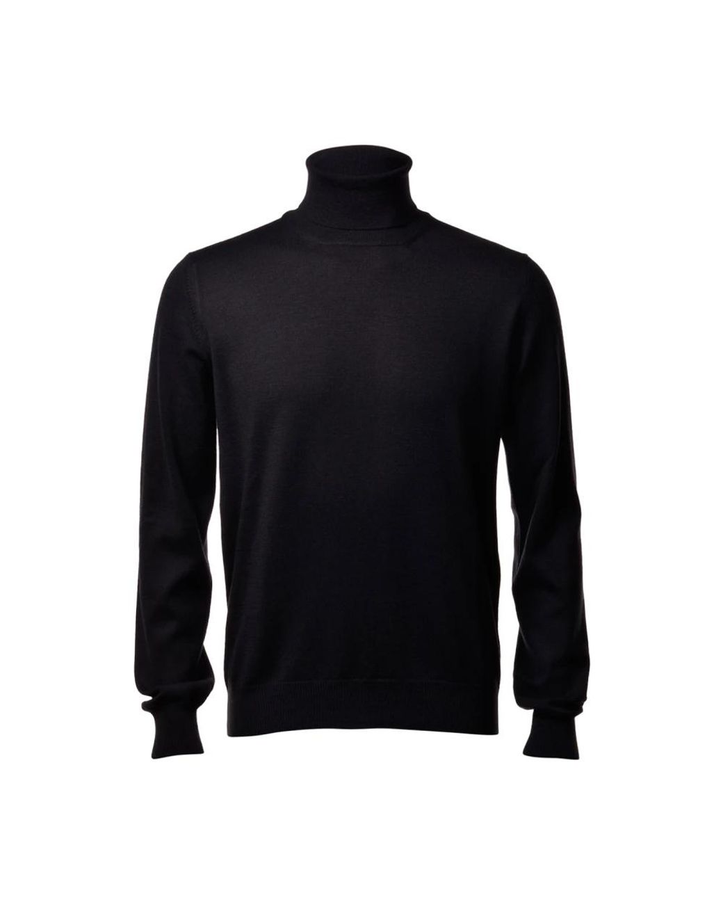 Gran Sasso Black Turtlenecks for men