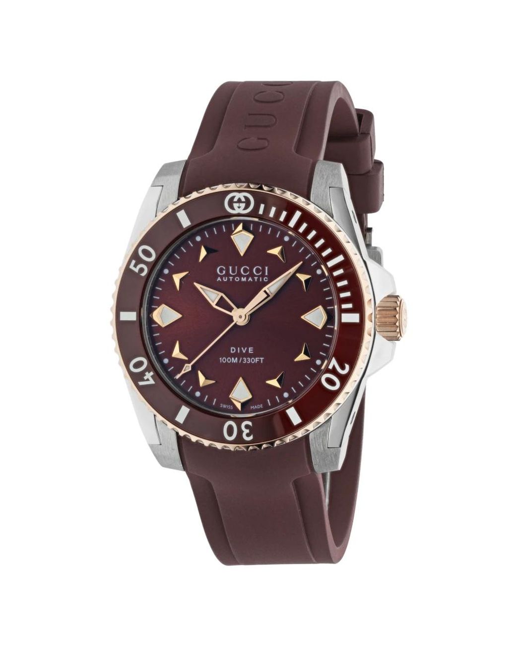 Gucci Brown Dive Automatic 36Mm