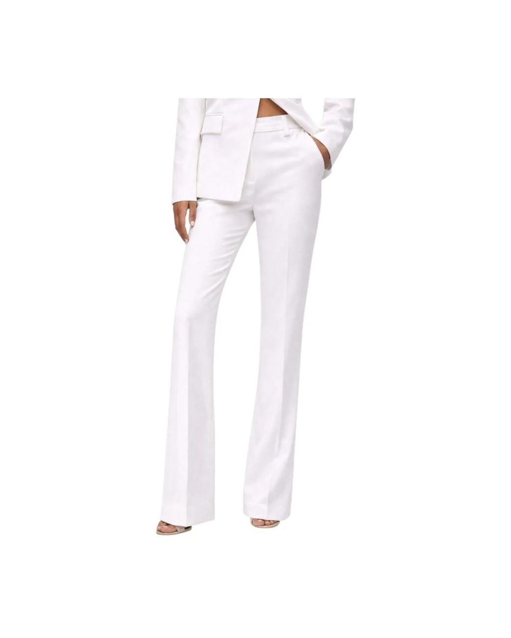 Liu Jo White Wide Trousers