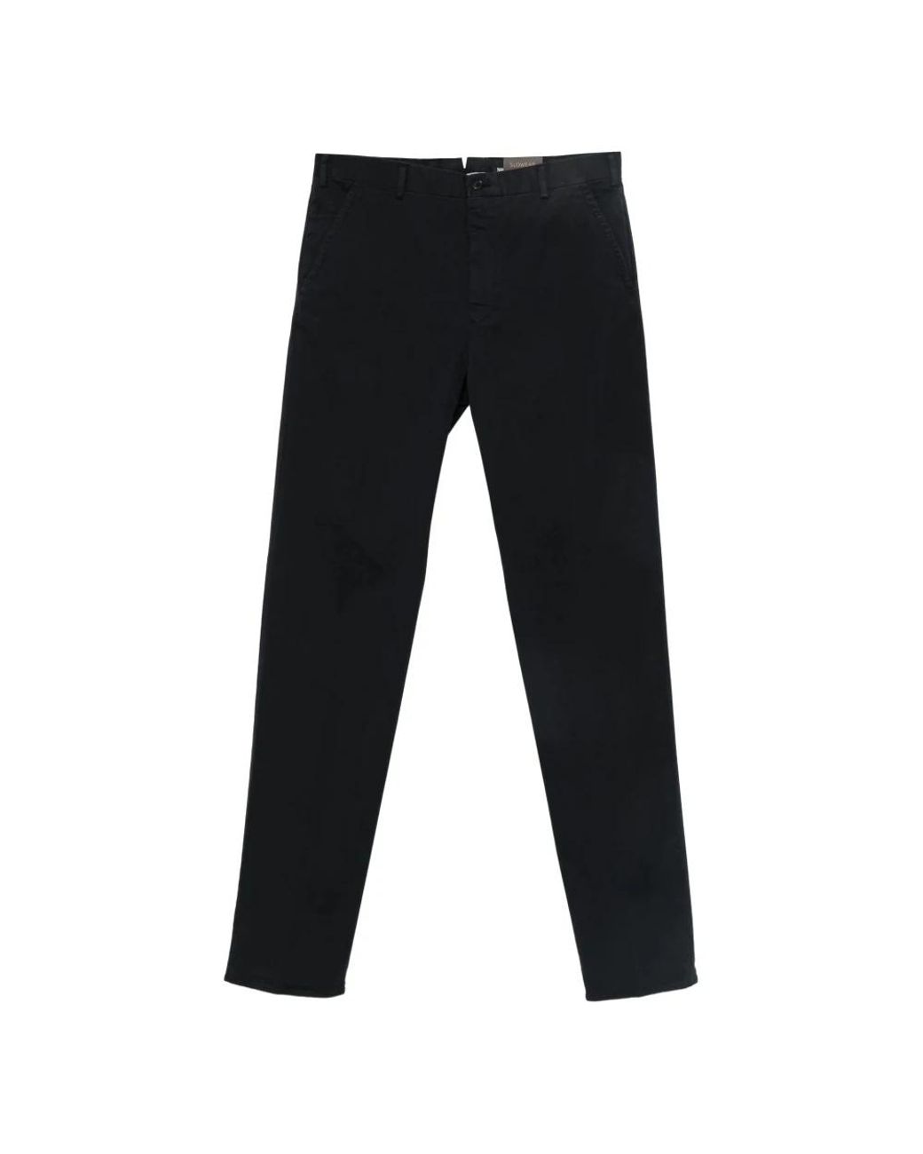 Incotex Broeken ,Blauw ,Katoen Pantalone in het Black voor heren