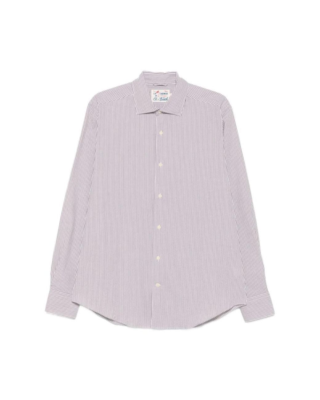 Mc2 Saint Barth Purple Casual Shirts for men