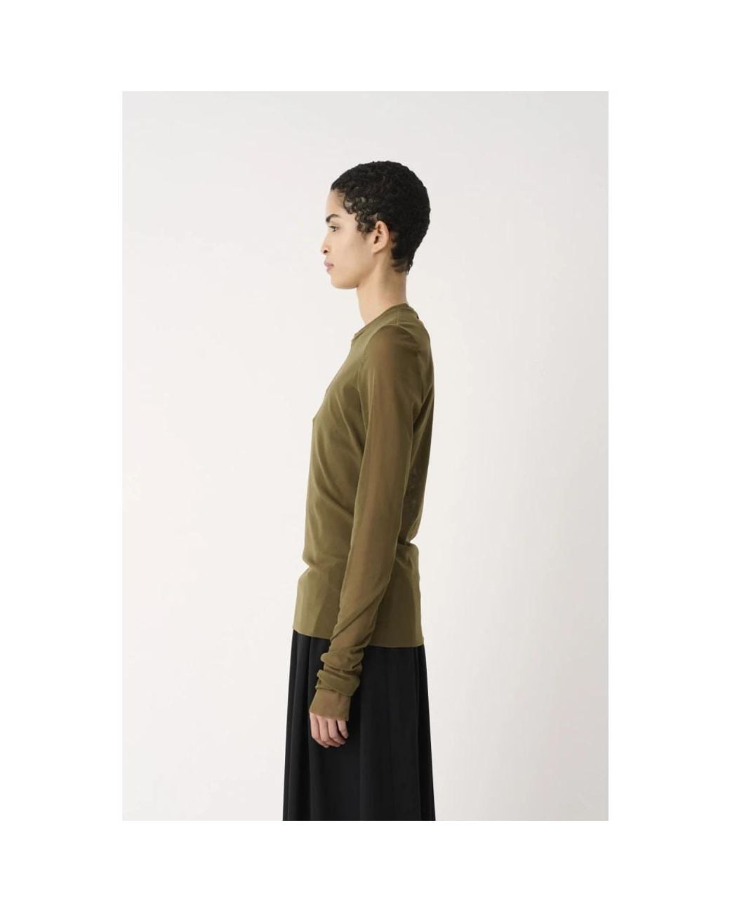 MEIMEIJ Green Long Sleeve T-Shirts