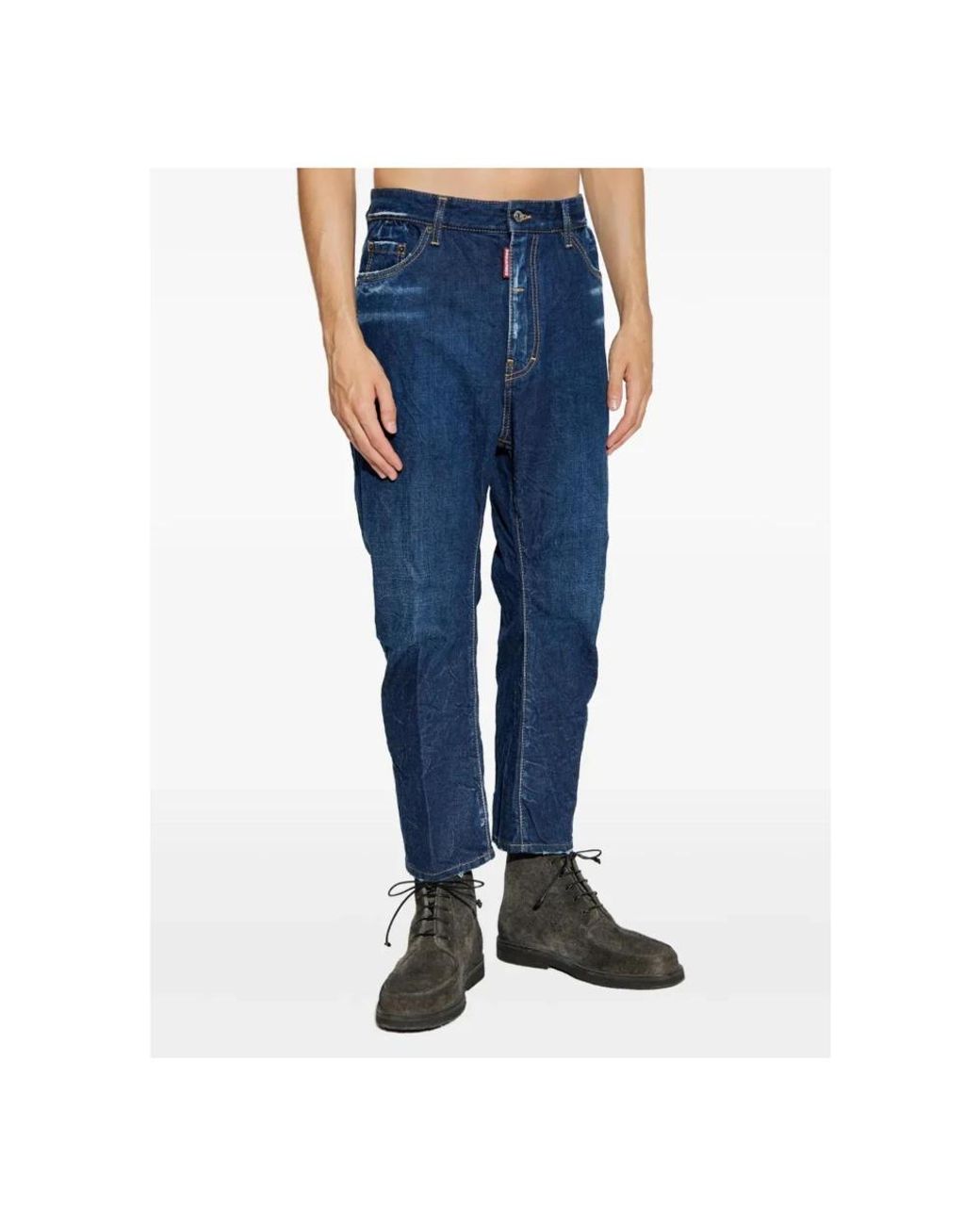 DSquared² Blue Straight Jeans for men