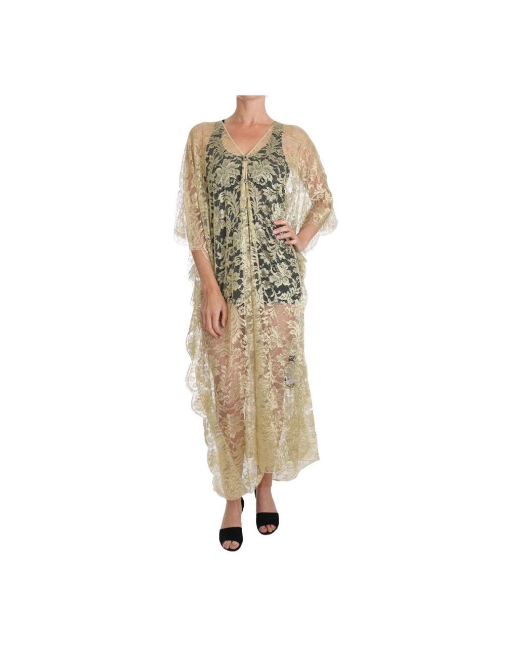 Dolce & Gabbana Metallic Maxi Dresses