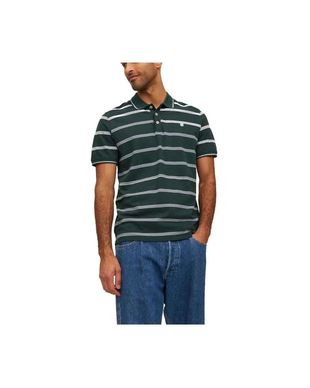 Jack & Jones Green Polo Shirts for men
