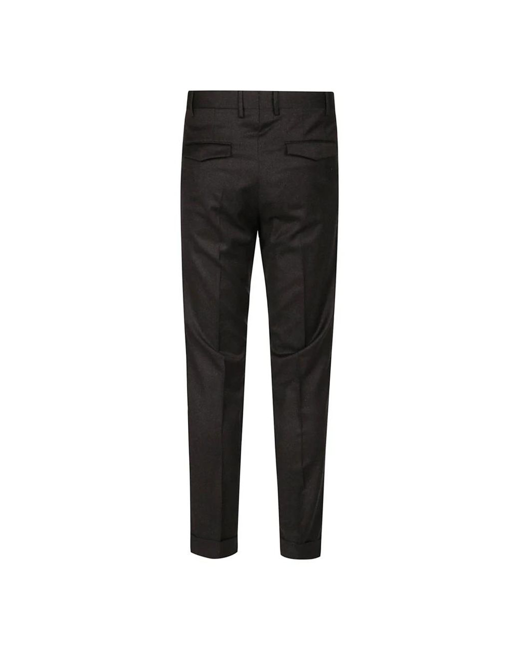 PT Torino Black Suit Trousers for men