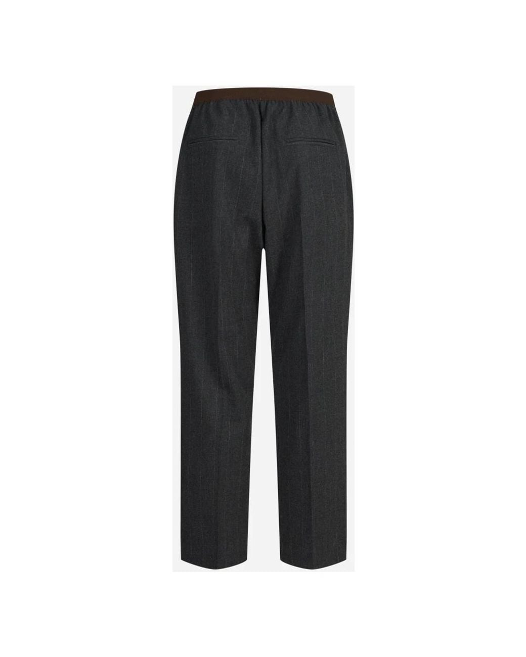 Jucca Black Straight Trousers