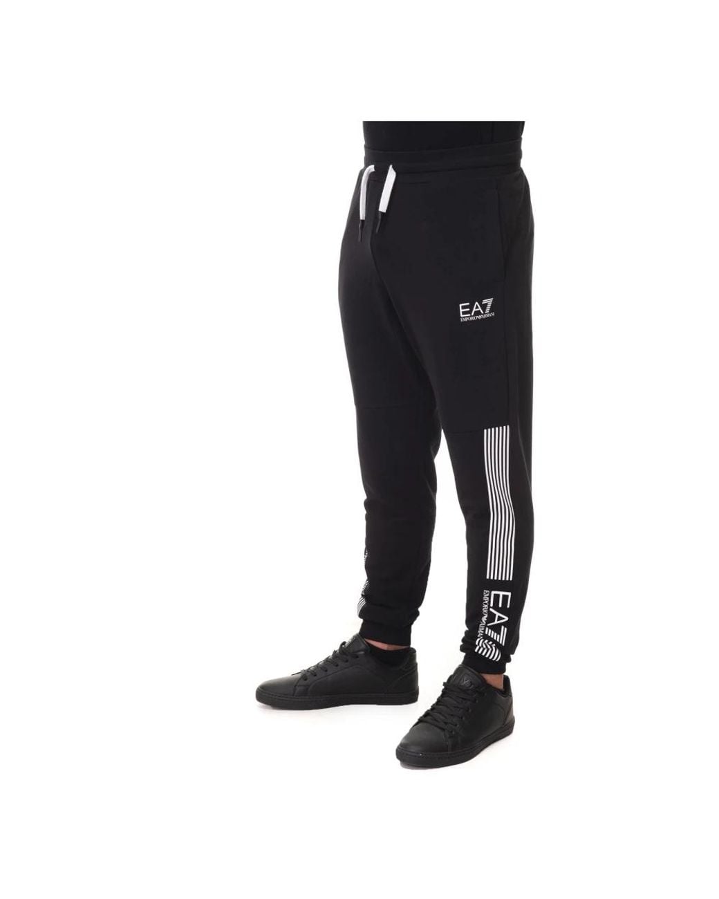 EA7 Black Sweatpants for men