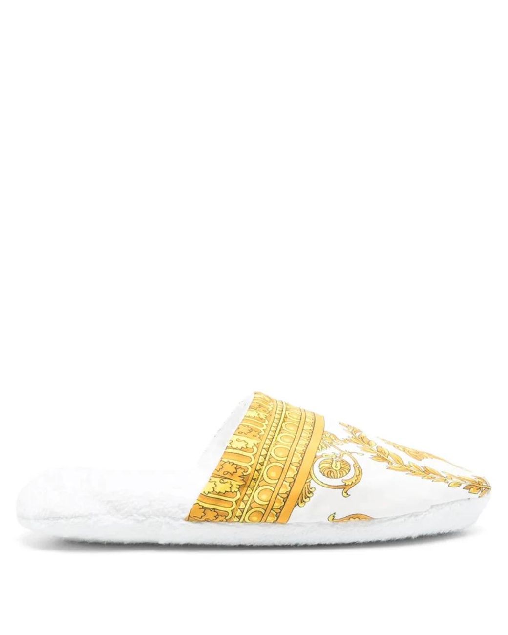 Versace Yellow Cotton Sandals
