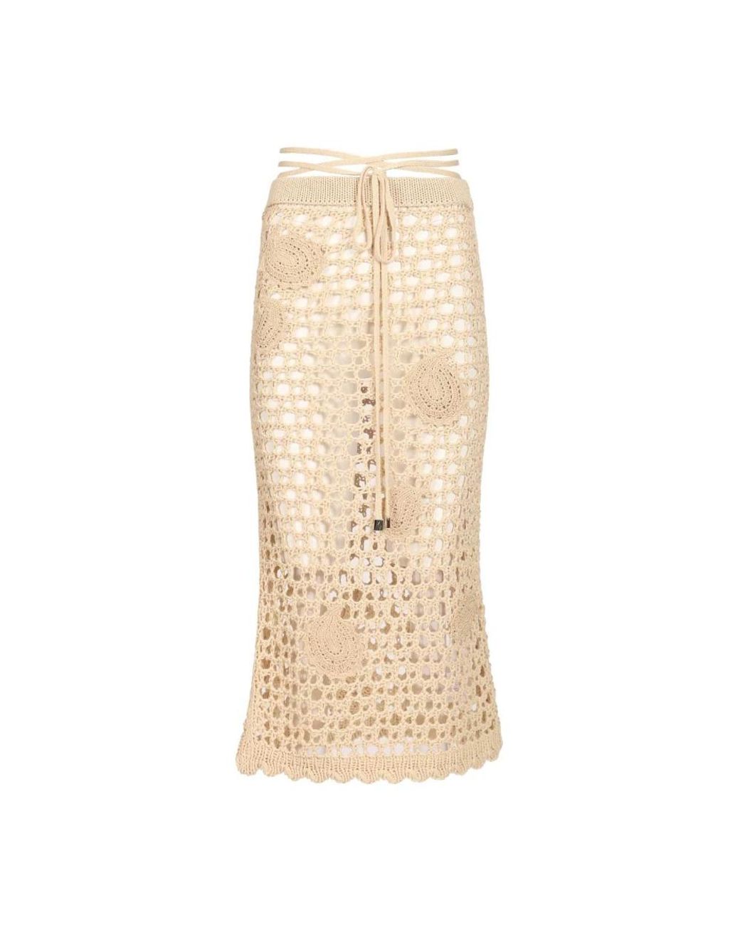 The Attico Natural Midi Skirts