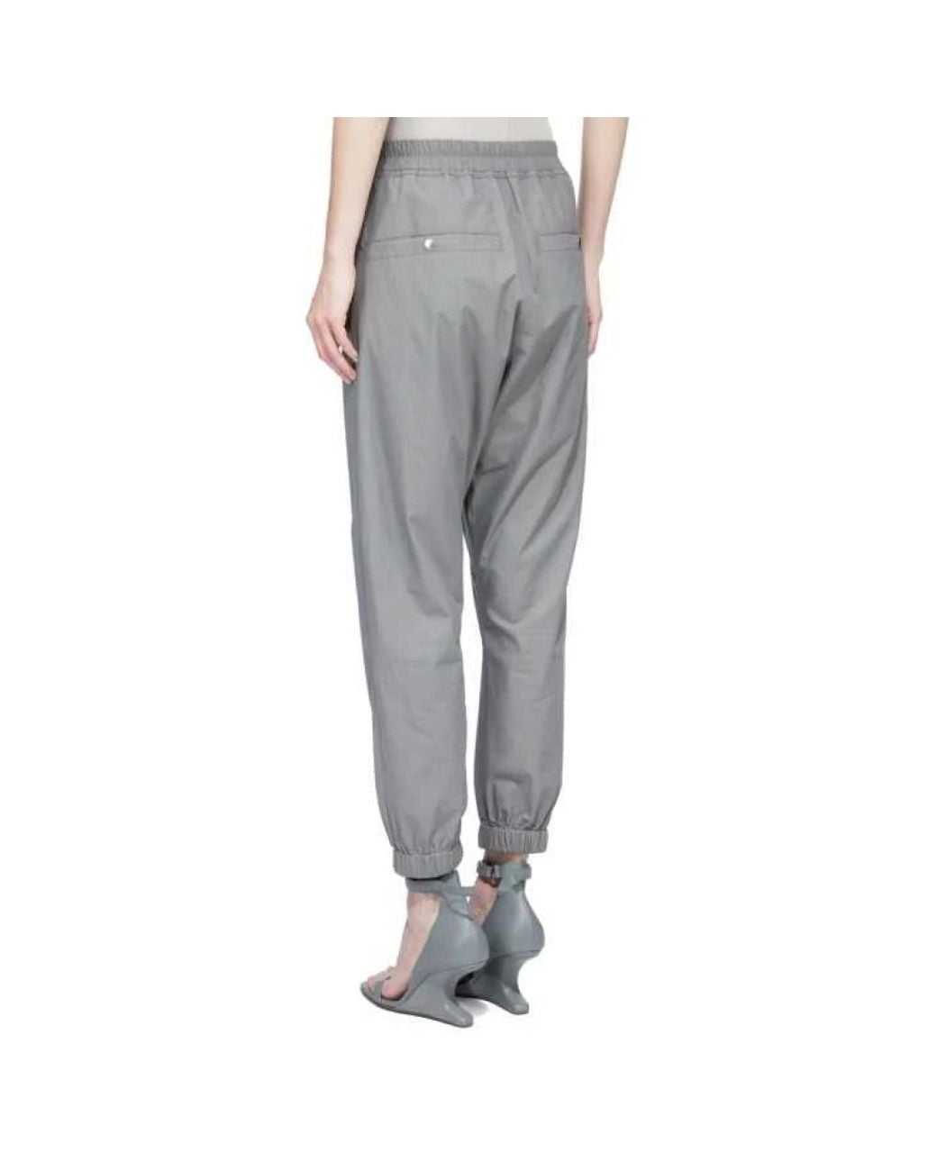 Rick Owens Gray Tecuatl Track Hosen
