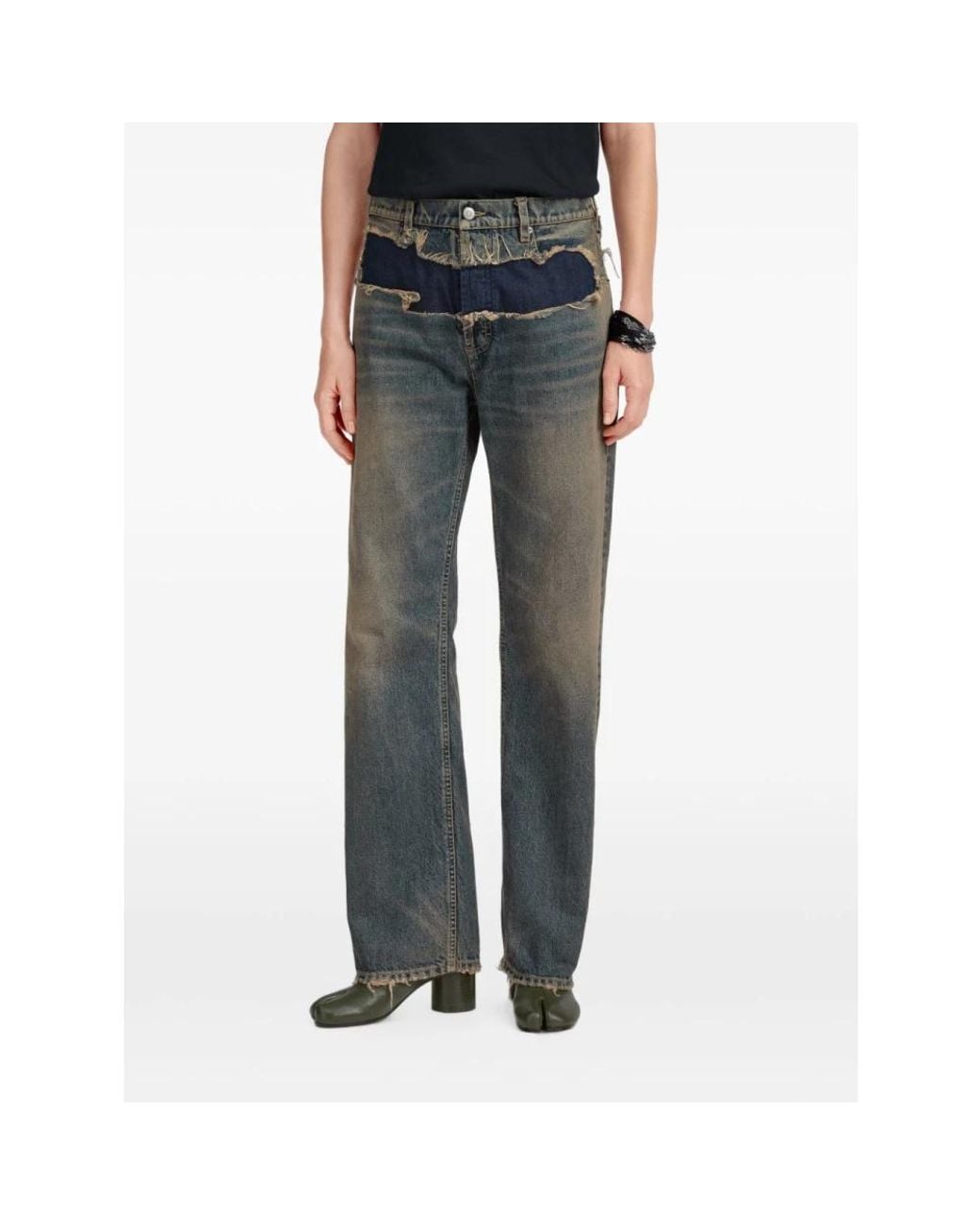 Maison Margiela Gray Straight Fit Jeans