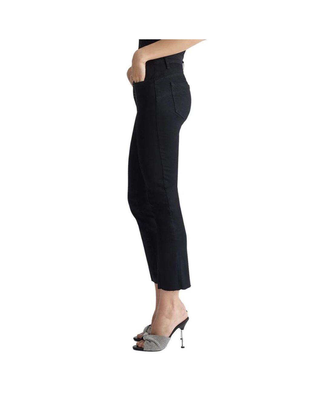 Liu Jo Black Cropped Jeans