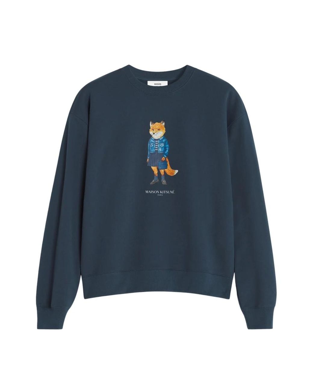 Maison Kitsuné Blue Sweatshirts