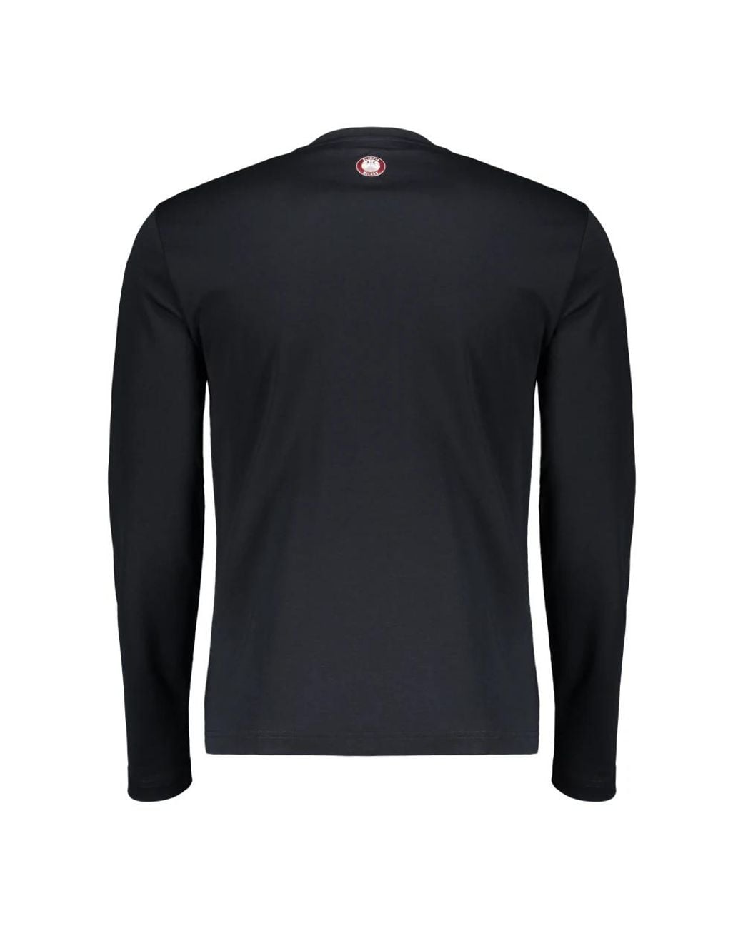EA7 Black Long Sleeve T-Shirts for men