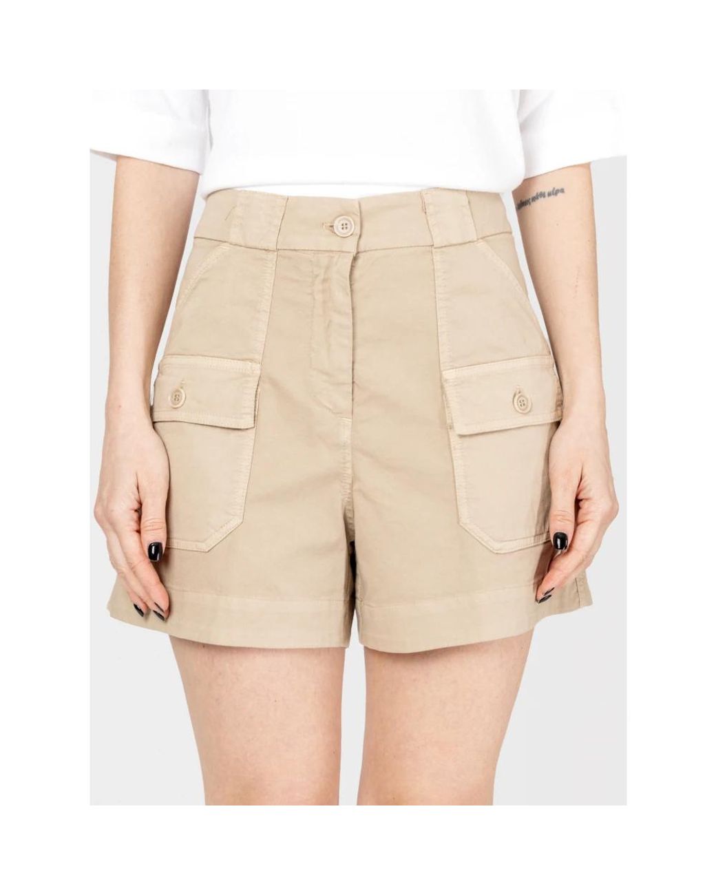 Short Shorts Aspesi de color Natural