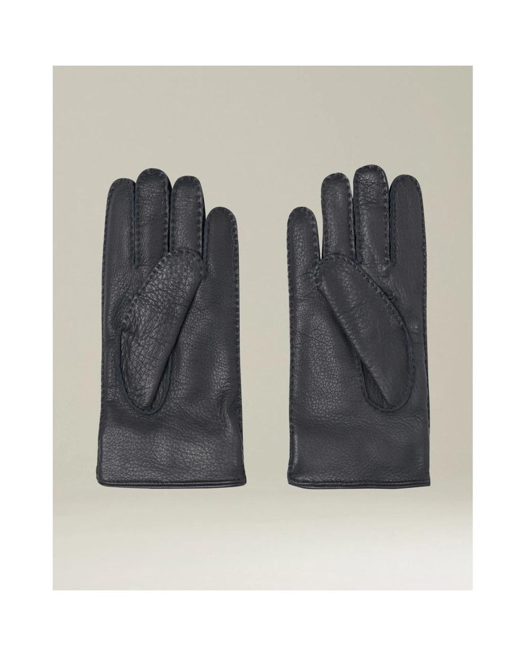 Kiton Black Gloves