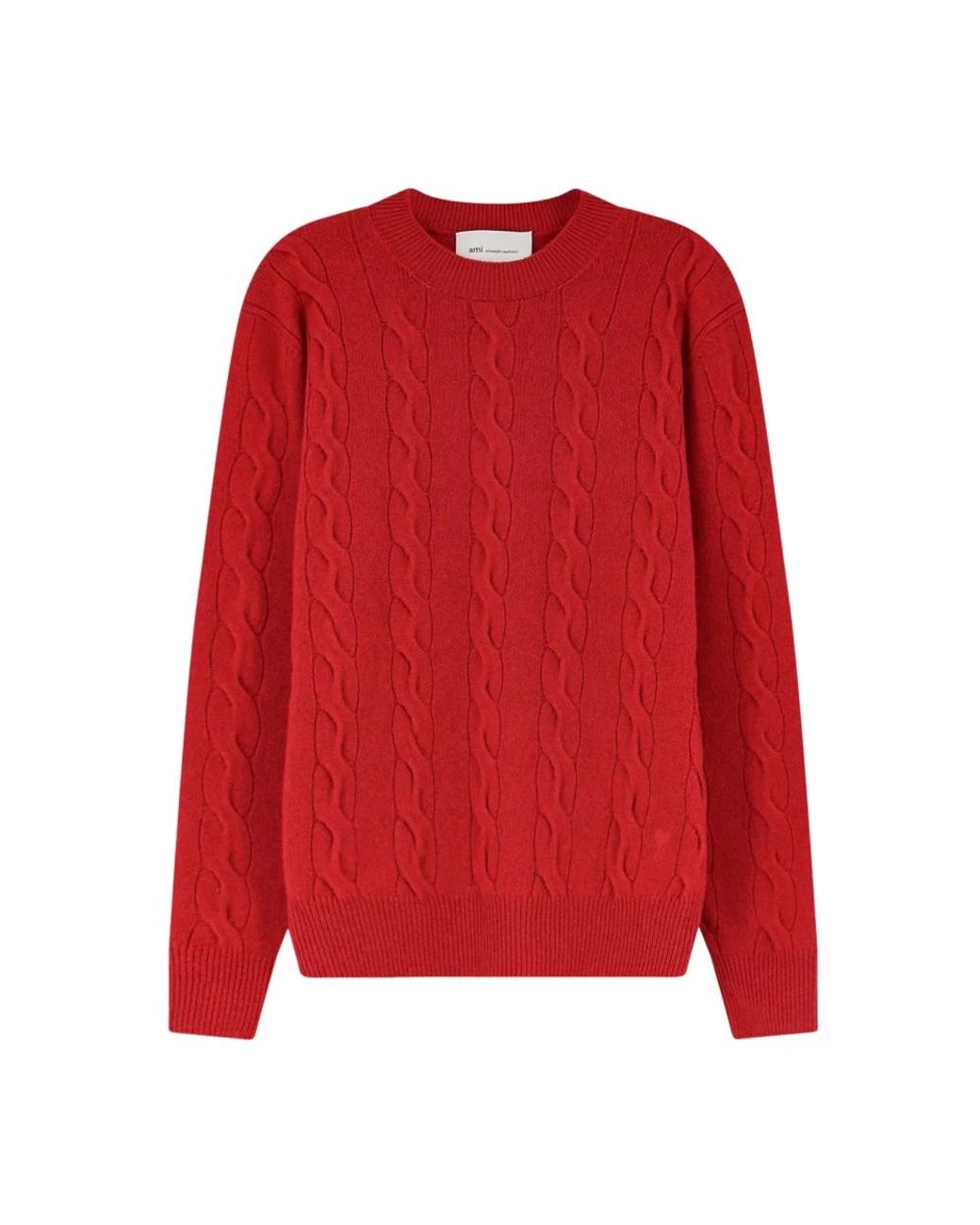 AMI Round-Neck Strickwaren in Red für Herren