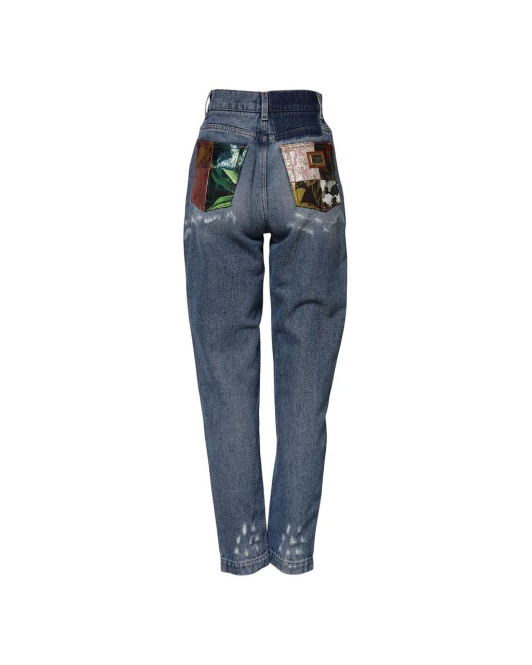 Dolce & Gabbana Blue Loose Fit Jeans