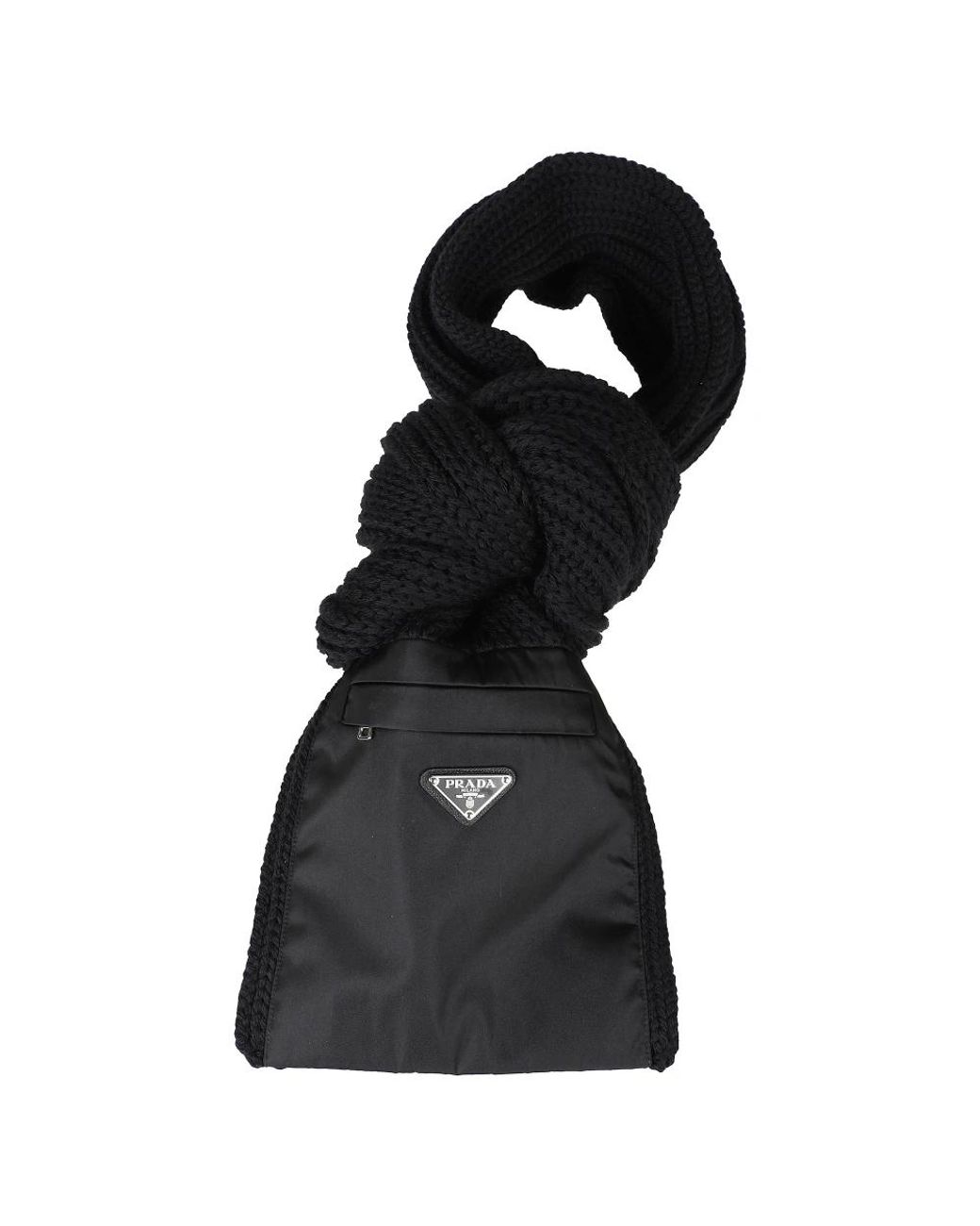 Prada Black Winter Scarves for men