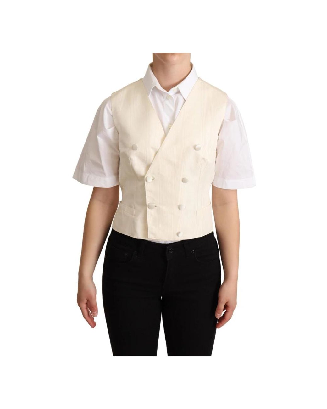 Dolce & Gabbana White Vests