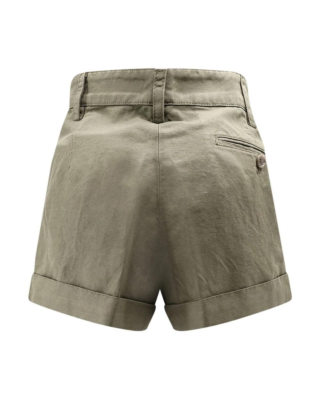 Aspesi Green Short Shorts
