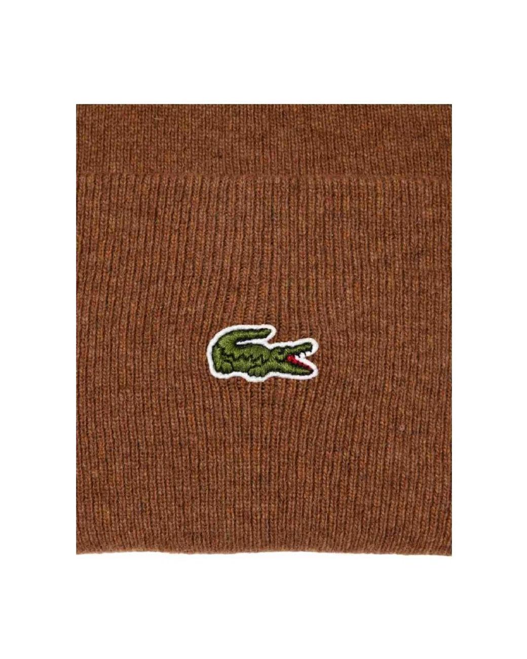 Lacoste Brown Beanies