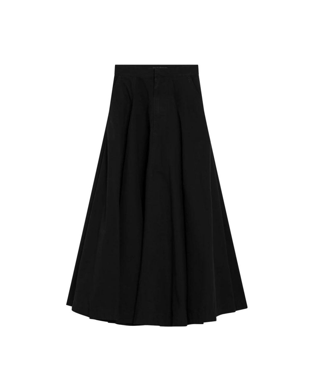 Balenciaga Black Midi Skirts