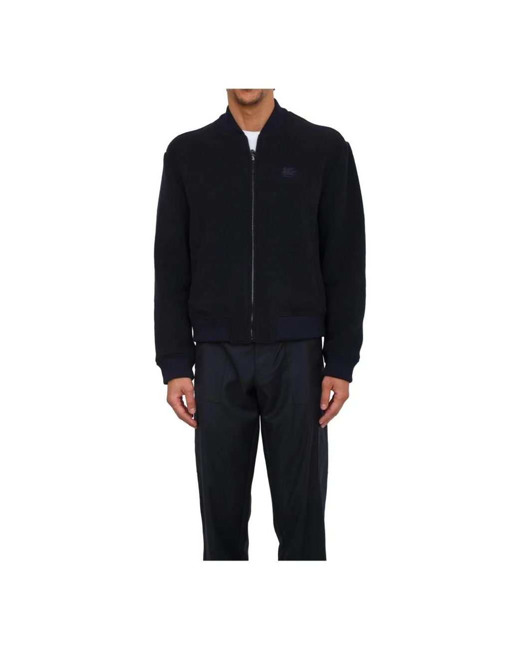 Etro Black Bomber Jackets for men