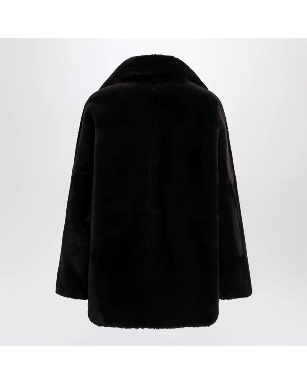 Blancha Black Faux Fur & Shearling Jackets