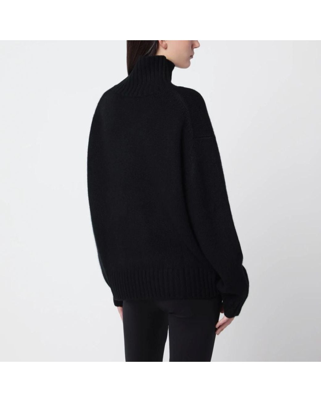 Almala Black Turtlenecks
