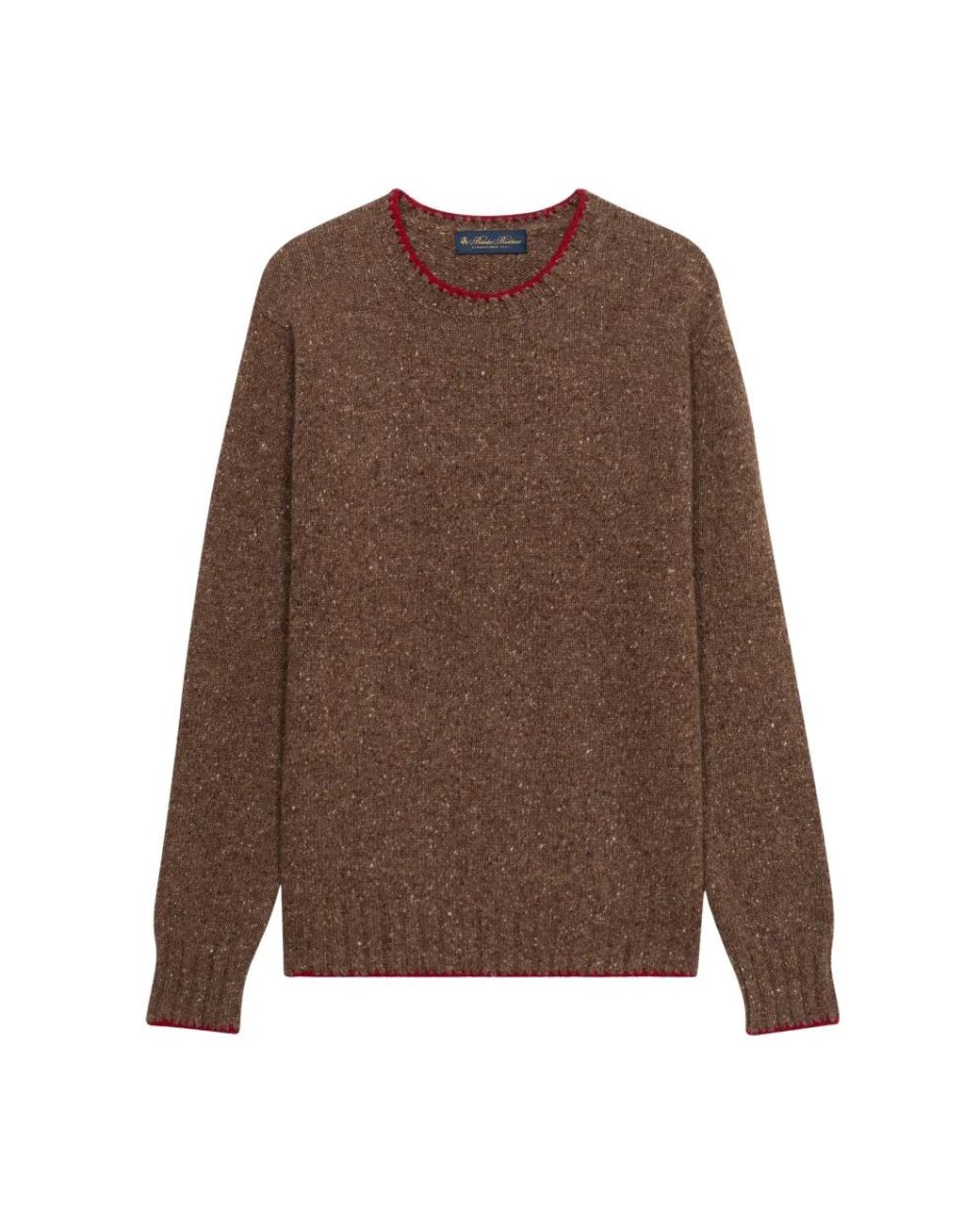 Brooks Brothers Brown Round-Neck Knitwear for men