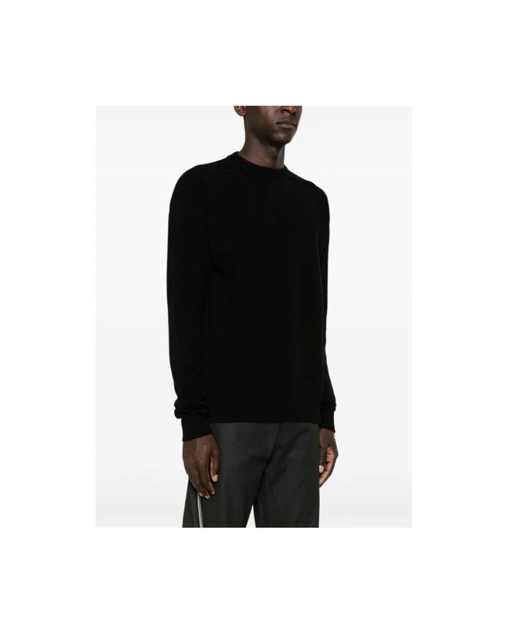 Rick Owens Black Cashmere Knitwear for men