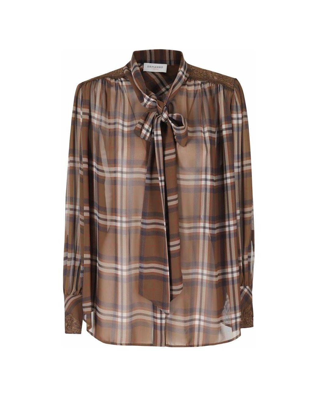 Ermanno Scervino Brown Shirts