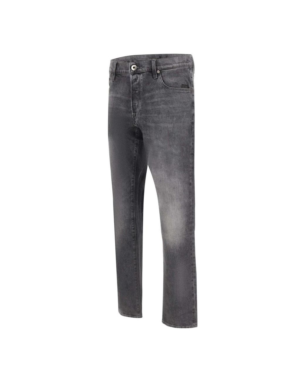 G-Star Gray Straight Fit Jeans for men