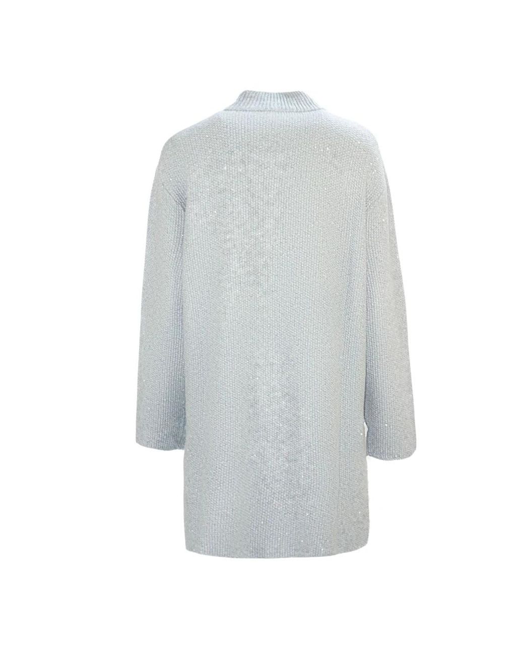 Kangra Gray Long Knitwear