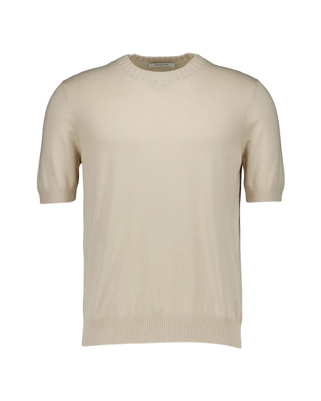 Gran Sasso Gray Round-Neck Knitwear for men