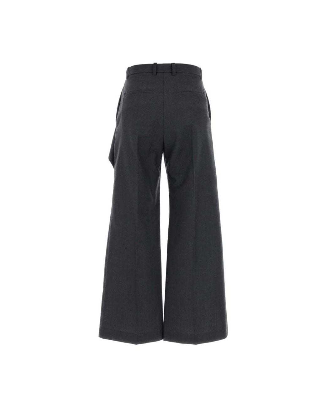 Jil Sander Blue Wide Trousers