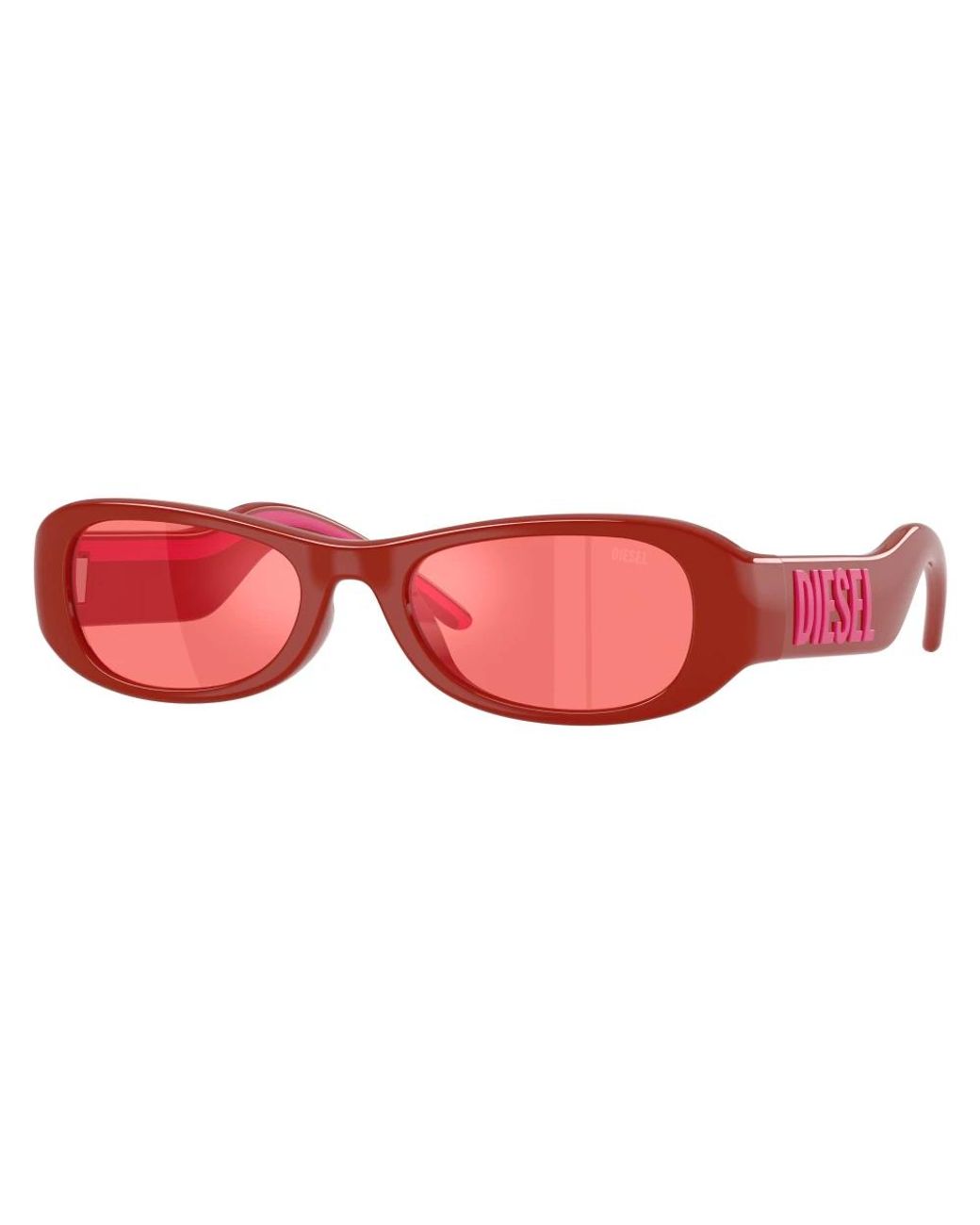 DIESEL Red Sunglasses