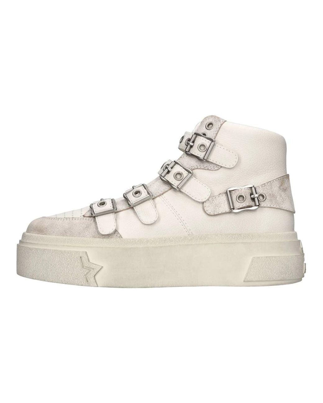 Ash Schoenen ,Wit ,Sneakers Wit in het Natural