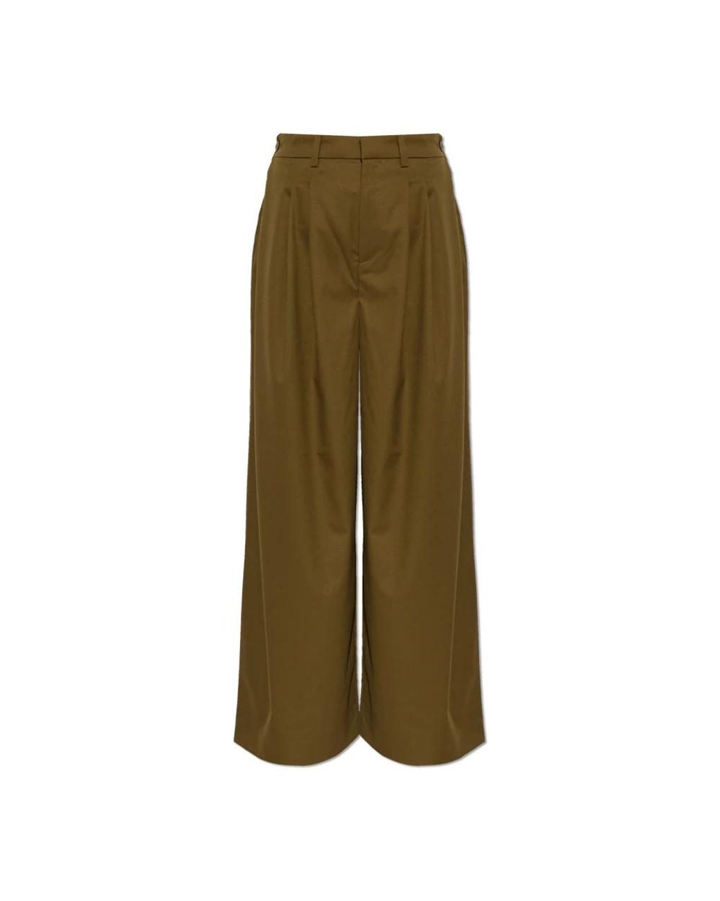 Gestuz Broeken ,Groen ,Polyester Gzolivia Broeken in het Green