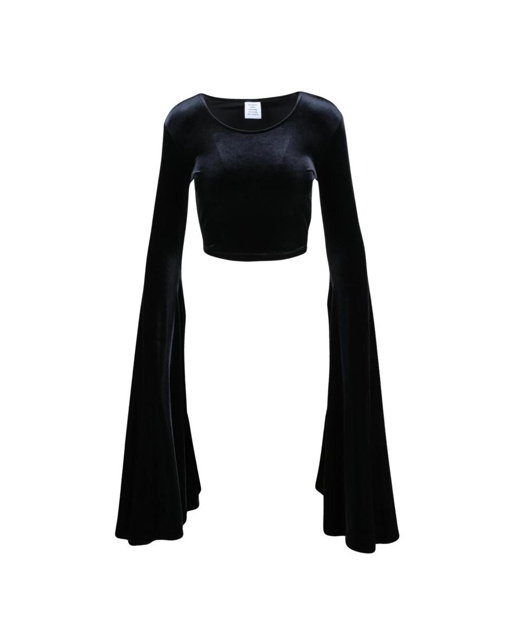 Vetements Black Long Sleeve T-Shirts