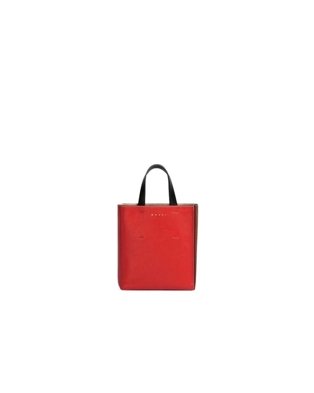 Marni Red Shopping Bags