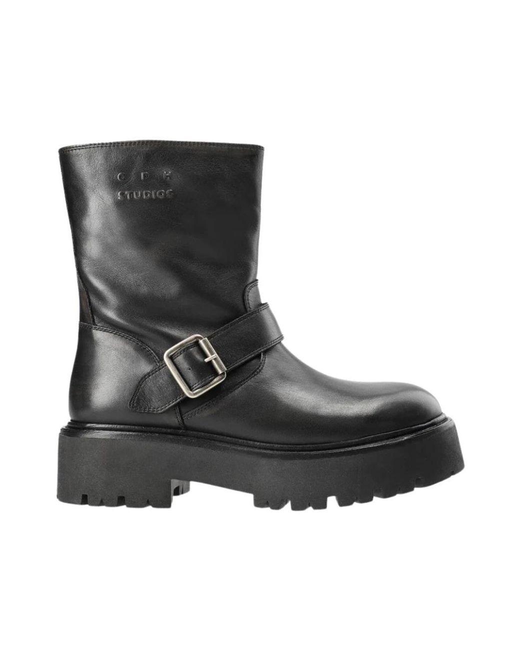 COPENHAGEN Black Ankle Boots